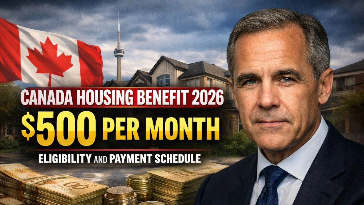 Canada Housing Benefit 2026 $500 Per Month Eligibility and Payment Schedule