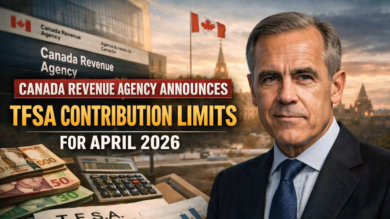 Canada Revenue Agency Announces TFSA Contribution Limits for April 2026