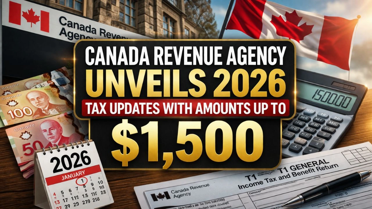 Canada Revenue Agency unveils 2026 tax updates with amounts up to $1,500