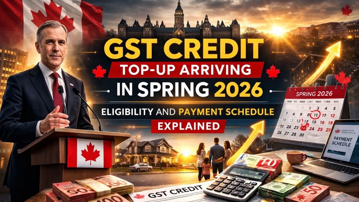 GST Credit Top-Up Arriving in Spring 2026: Eligibility and Payment Schedule Explained