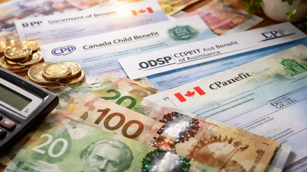 Government Payments in March 2026 Covering Ontario Trillium, CCB, CPP, ODSP and Other Benefits