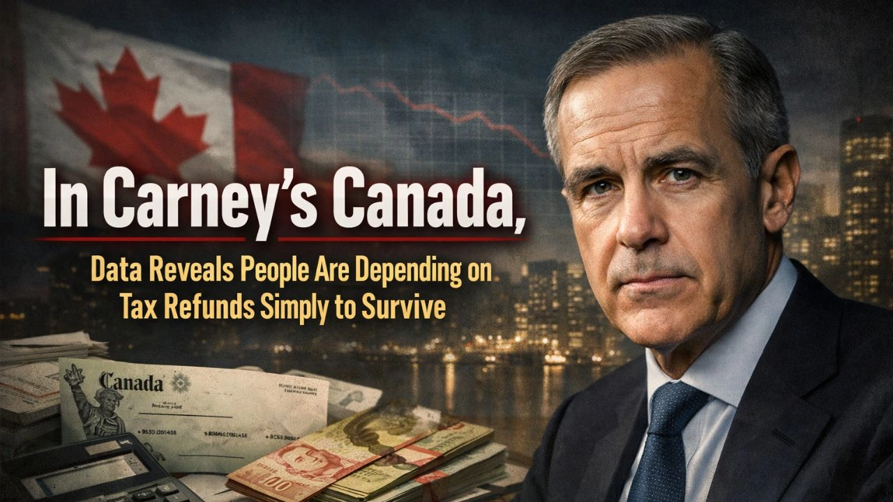 In Carney’s Canada, data reveals people are depending on tax refunds simply to survive